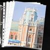 Yonality buste perforate trasparenti, 100 buste per raccoglitori ad anelli a4, cartelline plastica, fotografici con caricamento dall'alto, bustine trasparenti per archiviare e conservare più fogli