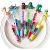 DONGTATA Set 6 Penne Italian Brainrot Figurine Tung Tung Tung Sahur Tralalero Tralala-Inspired Penne Colorate Regalo Divertente da Collezione per Bambini e Adulti Ufficio Scuola