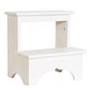 Aranaz Sgabello Escalon bianco, 40 x 30 x 40