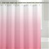 Americanflat Tenda da doccia in 100% poliestere, impermeabile, con occhielli in metallo e 12 anelli, 180 x 188 cm, colore: rosa sfumato