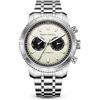 Sea Gull SEA-GULL Orologi meccanici da uomo, GMT doppio calendario, occhio di panda, orologio automatico da polso, gabbiano ST2502, tachimentro, luminoso, 6177, Bracciale