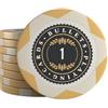 Bullets Playing Cards, Adriana - 25 chip da poker per set da poker, diversi valori, diametro 4 cm, peso 14 g (1 pezzi)