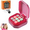 NMM Tic Tac Toe elettronica | console di gioco portatile | Smart Games con 9 modalità | Sequence Game | Giochi da viaggio | Console di gioco elettronica per bambini e adulti | TikTakToe con funzione