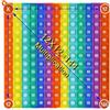 RANZAH Giocattolo Antistress Pop Fidget per Moltiplicazioni Tabella di Matematica Grande Quadrato Bolle Sensoriale Poppet ADHD Sollievo dallo Stress Giocattolo Montessori per Bambini da Scuola Giocattolo da