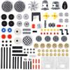 XUHN 117 Pezzi Technic Parts Ingranaggi Set di Assi Set di Pezzi di Ingegneria Gears-Axle-Pin-Connector Parti Tecniche Trasmissione Attrezzature Compatibile con Lego Technic