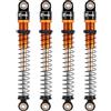 INJORA Ammortizzatori 51mm-Filettatura a Lunga Corsa Doppia Canna Smorzatore per Axial AX24 SCX24 Upgrade 1/24 RC Crawler,Nero Oro