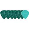 GEWA OVATION Diamond Picks Nylon Standard 351 Plettri - Super Grip - Punta Tonda - Set da 7 (6+1 pezzo Sharp Tip gratis) - 1,00 mm - teal green - verde - Made in Czech Republic