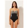 Calzedonia Costume Intero Golden Stripes Giallo