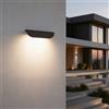 Applique Lineare 12W Monodirezione IP65 CCT con LED OSRAM - Nera