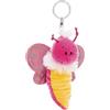 NICI Flibbies 62883 - Portachiavi in Peluche a Forma di Farfalla, Accessorio per Lo Zaino o la Borsa di Grandi e piccini, 10 cm, Rosa