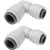 LT Easiyl Connettore Di Collegamento Per Ingresso Acqua Fredda Da 12 Mm A 10 Mm Per Roulotte E Camper.