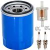 Carkio 15400-PLM-A02 - Filtro olio con candela di accensione con filtro carburante Tune Up Kit compatibile con motore GX610 GX620 GX630 GX660 GX670 GX690