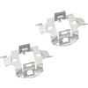 Unifizz Supporto adattatore base lampada tono argento H7 HID Xenon 2 Pz portalampada per VW New Sagitar Magotan