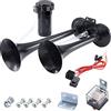 Rupse Trombe ad Aria per Auto, Trombe Camion 12V,Clacson Auto con Compressore 150 dB Super Forte per Camion,Barca,Treno,Moto