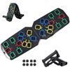 AERLANG Tavola Flessioni Pieghevole 10 In 1, Maniglie Antiscivolo, Allenamento Multimuscolo, Attrezzo Fitness Portatile