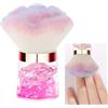 Syiyunran Spazzola Per Unghie Polvere - Rosa, 1 Pezzo, Rimuovi Forma Fiore Cleaner, Pennello Strumento Manicure Pulizia Setole Nylon Arte Manico Plastica, Adatto Anche Degli Interni Delle Automobili
