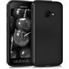 kwmobile Custodia Compatibile con Samsung Galaxy Xcover 4 / 4S Cover - Back Case per Smartphone in Silicone TPU - Protezione Gommata - nero matt