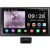 ATOTOEXCEL Android Autoradio 2 Din CarPlay e Android Auto Senza fili, Stereo 7 pollici Schermo per Auto, Hotspot Wi‑Fi USB, Bluetoot OBD2, GPS Navi, DSP FM AM RDS, Chat AI, Aggiornamento OTA