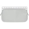 kwmobile Custodia Tastiera Wireless Compatibile con Apple Magic Keyboard - Porta Tastiera PC Portatile - Copri Tastiera Computer grigio chiaro