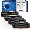 colorfly 410A CF410A Toner compatibile con HP 410X CF 410A CF410X | per stampanti HP MFP m477fdw Color Laserjet Pro MFP M477fdw M477fdn M452nw M377dw M452dn M452dw M477dw M47dw (Con Chip)