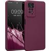 kwmobile Custodia Compatibile con Xiaomi Redmi Note 11 Pro/Note 11 Pro (5G) / Note 12 Pro (4G) Cover - Back Case per Smartphone in Silicone TPU - Protezione Gommata - viola bordeaux