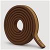 Lemag srl Parafreddo Adesivo per Porte e Finestre - Guarnizione Isolante 5 mm x 6 m - Colore Marrone - Anti-Spiffero, Anti-Polvere, Riduzione Rumore - LEMAG SRL