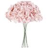 GIUSOBG Ortensie Finte Realistiche 3 Pezzi Fiori Finti 68 CM Ortensie Stabilizzate Vere Tocco Realistico Fiori Decorativi, per Matrimoni, Uffici, Bar, Arredamento Per La Casa, Cucine (Rosa)