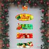 WDEC Decorative per Finestre di Natale, Illuminazione Natalizia per Esterni, Lampada a sospensione LED Lampada di Natale Scena Decorazione, Luci A Luce A Sospensione con 8 Modalità