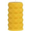 Danilovo Candele Cera d'Api Naturale al 100% - Decorazioni Casa Eleganti e di Alta Qualità - Candele Naturali Decorative e Sostenibili (1 pz, 5.5 x 11 cm, 23 Ore)