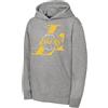 NBA Felpa con Cappuccio in Pile Los Angeles Lakers Grigio mélange