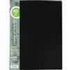 Grafoplás 98141210 Élite Cartelline con Buste, 40 Buste, Copertine Semirigide, Nero, A4