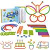 Dr. MUYA® Giochi Montessori 3 4 5 Anni, Puzzle Bambini 3 Anni, Giochi Bambina, Educativi, Motricità Fine, Coordinazione Occhio-Mano, Abilità Manuale, Regalo Bambino Bambina 3-5 Anni