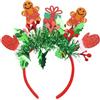 GTYARYUA Cerchietti Natalizi, Cerchietto Renna Natale, Decorazioni Headband Natale, Capelli Copricapo Natalizio per Feste con Renne Albero Pupazzo di Neve...Regali di Festa per Donne e Bambini (C)