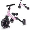 besrey Tricicli 5 in 1 Triciclo per Bambini da 1 a 5 Anni,Triciclo Senza Pedali,Bicicletta Senza Pedali, Viola Pastello