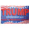AZ FLAG Bandiera Donald Trump Presidente Stati Uniti 2016 90x60 cm | Uso interno ed esterno bandiera decorativa di Trump Donald Trump for president 2016 of USA doppie cuciture e bordi rinforzati