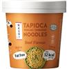 KETO SKINNY Nashi Tapioca Konjac Shirataki Noodles in Cup (Gusto Manzo, Confezione da 6 x 150g) - 100% Vegetale, Vegan, Basso Contenuto Calorico - Solo 52 kcal, Ricco di Fibre, Senza Glutine e Senza Grassi, Pront