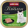 Animonda vom feinsten Cibo umido per gatti adulti, con tacchino + coniglio, 32 x 100 g, di alta qualità, privo di cereali, cibo umido per gatti e gatti