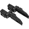 Aramox Pedane Anteriori Moto Pedane Moto Pedane In Lega di Alluminio Antiscivolo Staffa di Montaggio Poggiapiedi di Ricambio per MV AGUSTA Brutale 800 RR RR SCS ROSSO(Nero)