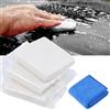 Huiguli Barra di Argilla per Auto, 3 Pcs 100g Car Clay Bar con Asciugamano, Fango Clay Bar Kit per Spolveratura Lucidatura Ceratura Lavaggio Togli Ruggine Autolavaggio Detailing Clean, Bianco