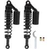Aramox Ammortizzatore per Moto Aramox, Coppia Ammortizzatore per Moto Universale 340mm Molla di Sospensione Posteriore per ATV SUV(Nero)