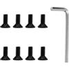 Penitue 8 Pezzi Viti di Ricambio per Tacchette Delta e Shimano SPD, Viti per Clip Scarpe da Ciclismo Durevoli con Chiave Compatibili con Scarpe Senza Clip Bici da Spinning