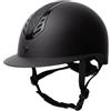 Horze casco da equitazione da donna Celeste, casco da equitazione per donna, certificato EN 1384:2023, nero, 52-54