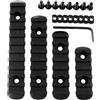 YAOYYG Supporto Guida Quattro Sezioni 7/9/11/13 Slot, Modello Decorativo Accessori Giocattolo Guida Quattro Sezioni, Guida con Sezione Keyway a Vite