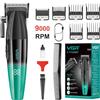 VGR 003 Tagliacapelli Fresh Fade, tagliacapelli professionale, strumento per il taglio dei capelli ricaricabile con cavo e senza cavo con display a LED, regalo per gli uomini
