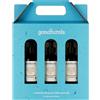 GoNaturals Set 3x Olio di Cocco Frazionato 100% Puro e Naturale - 250 ml ciascuno - Olio di Cocco Liquido per Capelli, Corpo, Massaggi e Base per Oli Essenziali - Non Untuoso, Inodore