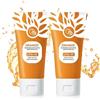 Ovelle Gel esfoliante arancione enzimi, gel esfoliante naturale, per la pulizia del viso, per tutti i viso, pulizia profonda e idratante (2 pezzi, 50 g)