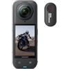 Insta360 X5 Edizione BMW Motorrad-Action Cam Impermeabile 360° in 8K, Superba in Bassa Luce, Selfie Stick Invisibile, Obiettivi Sostituibili, Autonomia 3 ore, Cover Antivento, Stabilizzazione