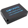 Dot.Foto LP-E12 Premium 7.2v / 875mAh Batteria Ricaricabile per Canon EOS-M, M2, M10, M50, M50 Mark II, M100, M200, 100D / PowerShot SX70 HS