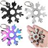 BinXiaoQin 3 pezzi Snowflake Multitool 18 in 1 tuttofare, regalo di compleanno per uomini, gadget per uomini, regalo per uomini e uomini piccoli
