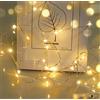 cshare Catena di luci a LED, 3M 30 Micro Led Stringa Luci a Batteria,Catena Lucine Fata Filo di Rame Argentato Decorative per Interni e Esterni,Feste,Giardino,Natale,Matrimoni,Stanza (Bianco caldo)